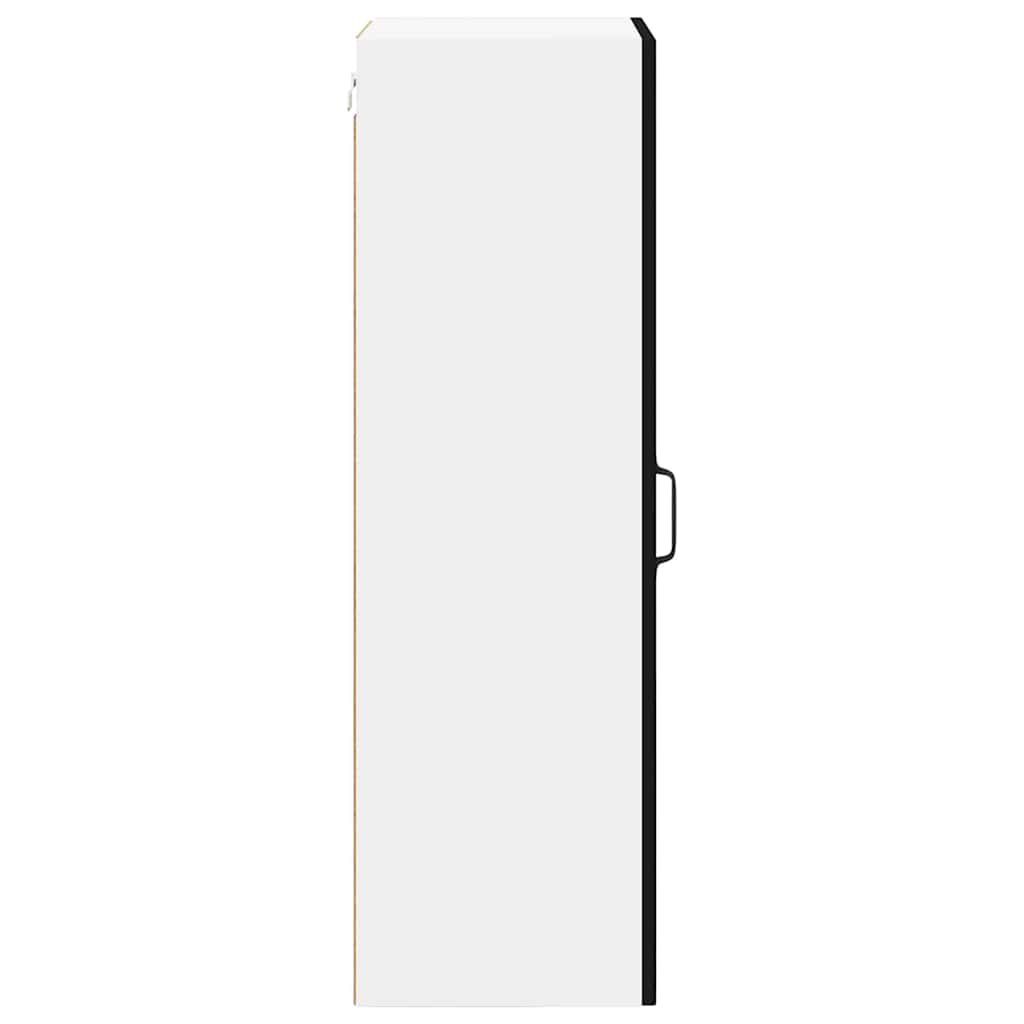 Vægskab til køkken Sort 40 x 31 x 100 cm Konstrueret træ