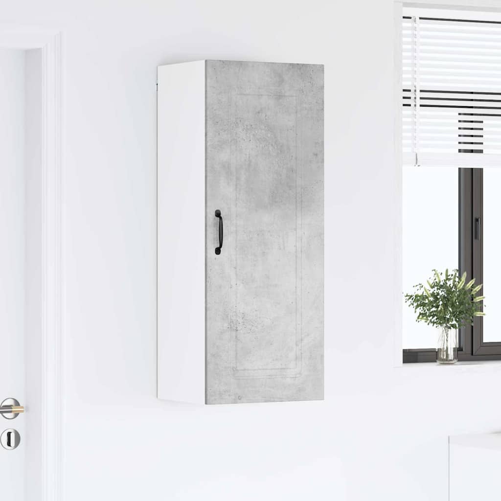 Vægskab til køkken Beton Grå 40 x 31 x 100 cm Konstrueret træ