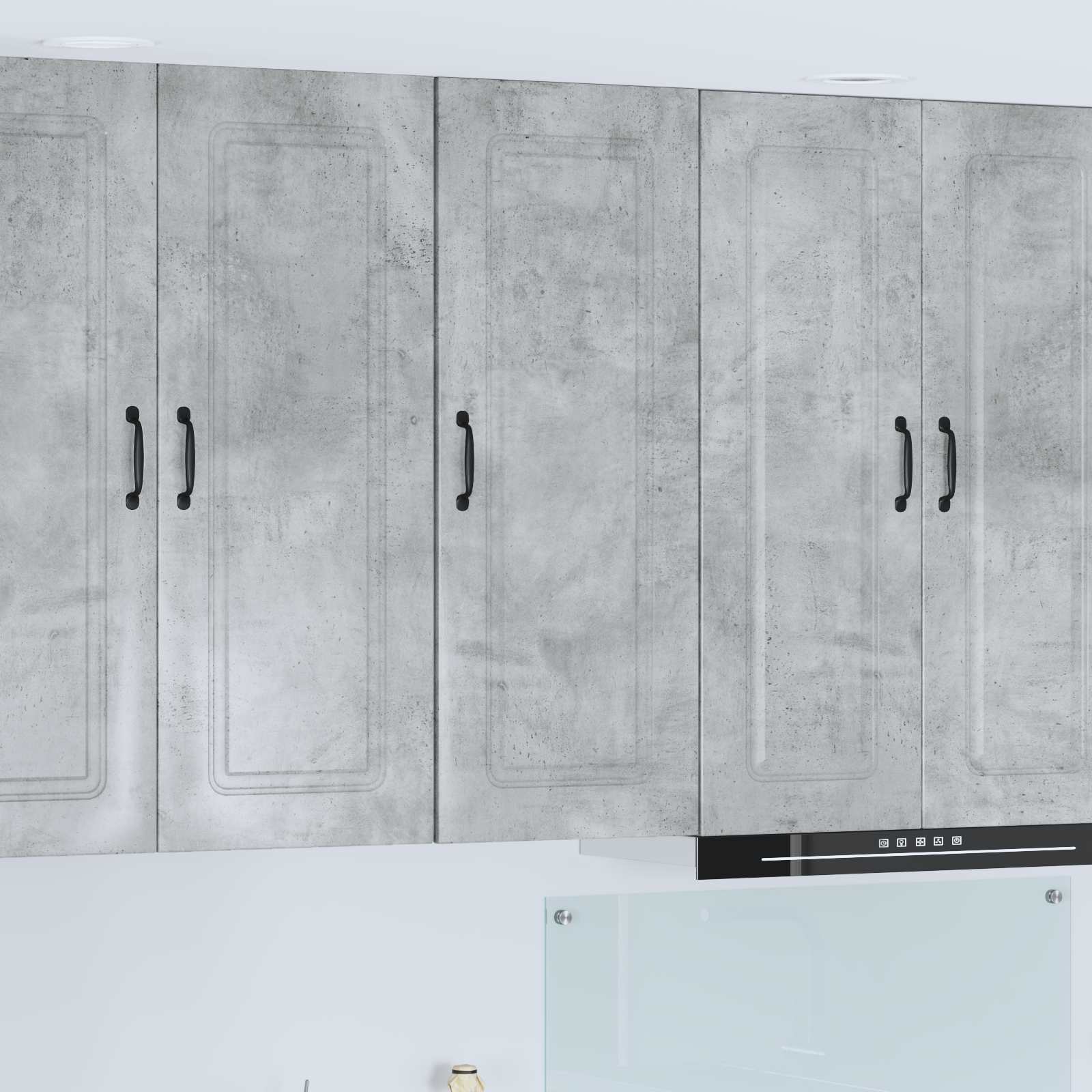 Panel til opvaskemaskine Kalmar Beton Grå 40 x 31 x 100 cm