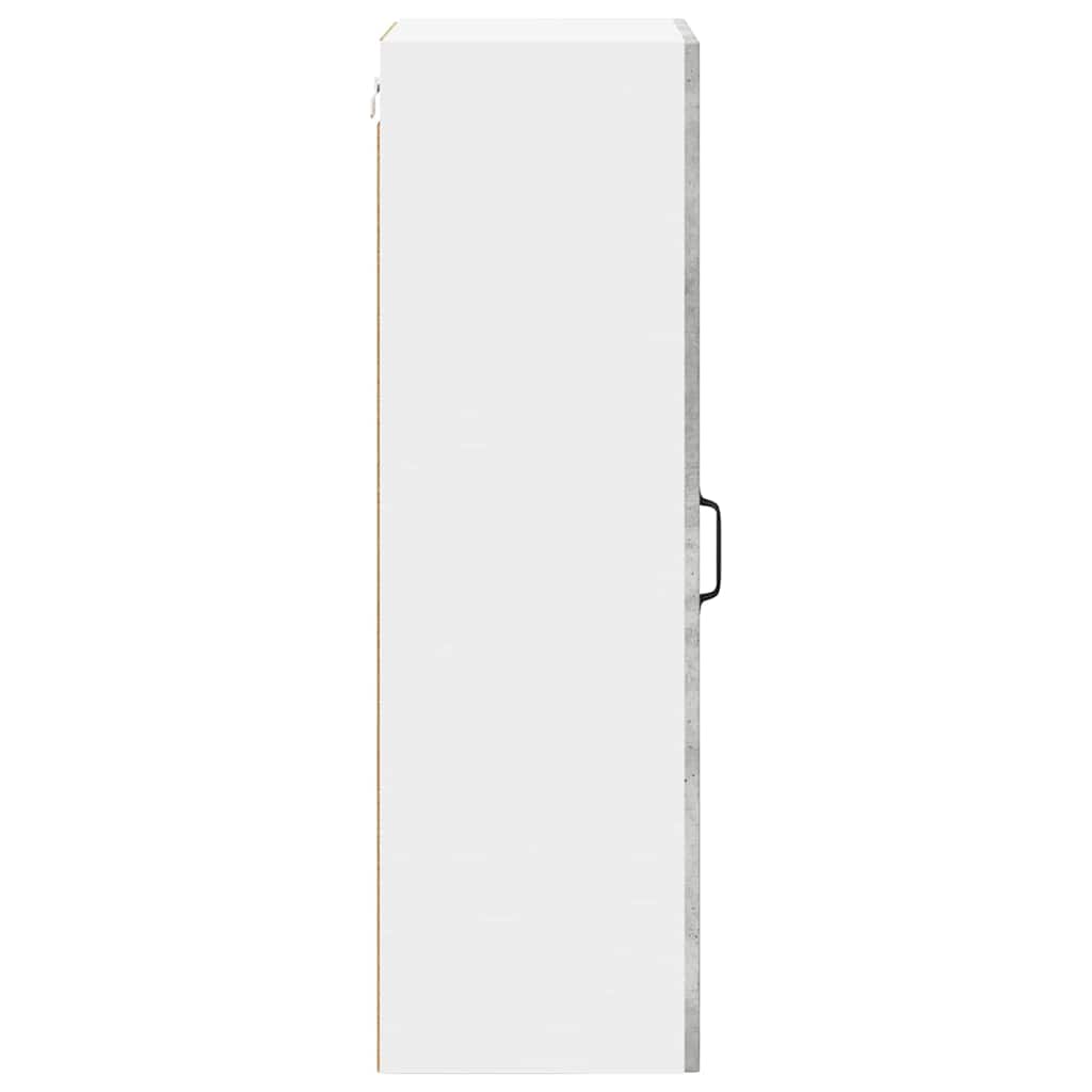 Vægskab til køkken Beton Grå 40 x 31 x 100 cm Konstrueret træ