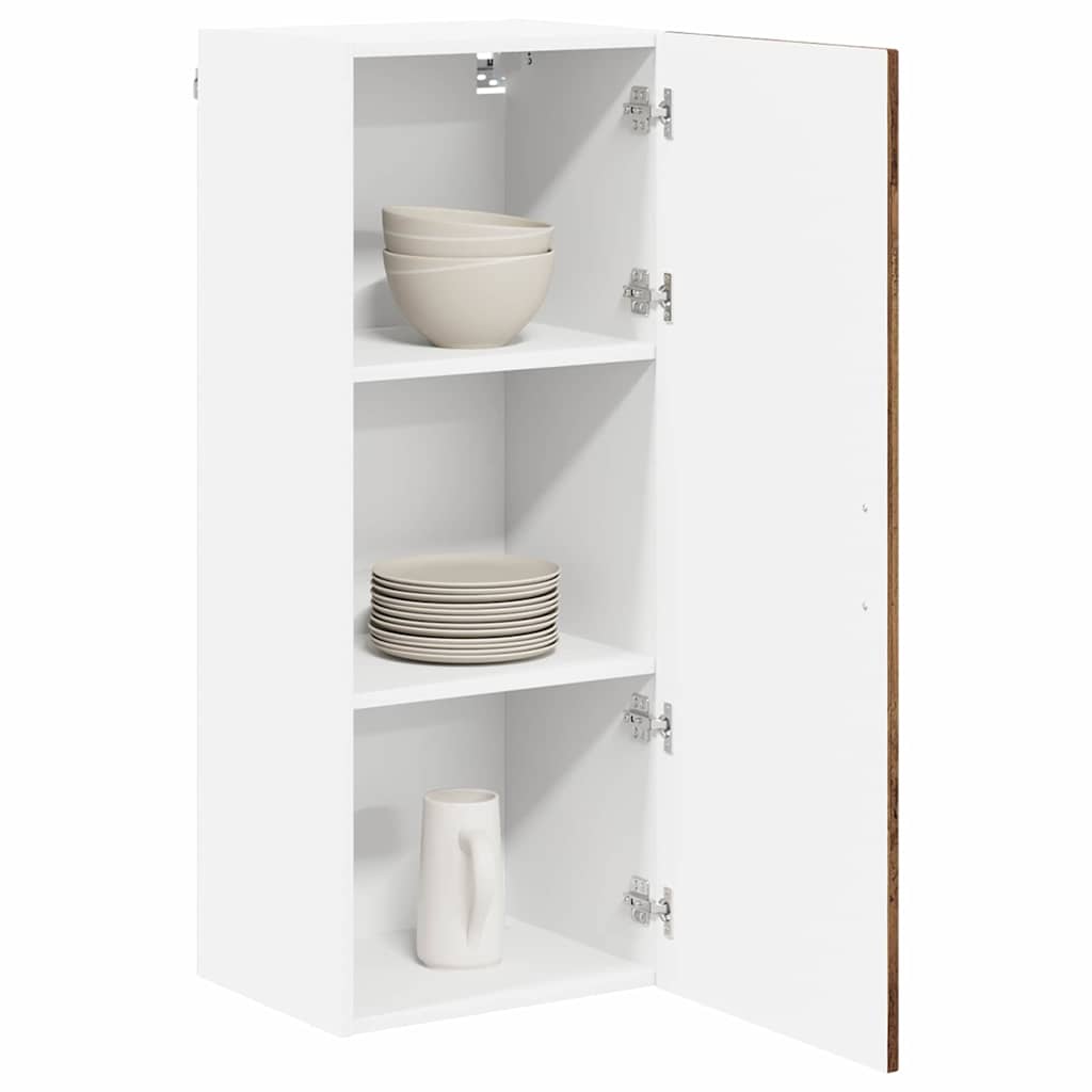 Vægskab til køkken Gammelt træ 40 x 31 x 100 cm Konstrueret træ