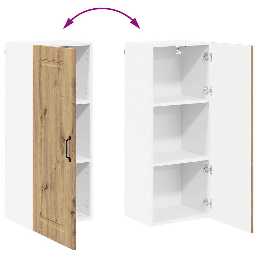 Vægskab til køkken med hylde Artisan Egetræ 40 x 31 x 100 cm