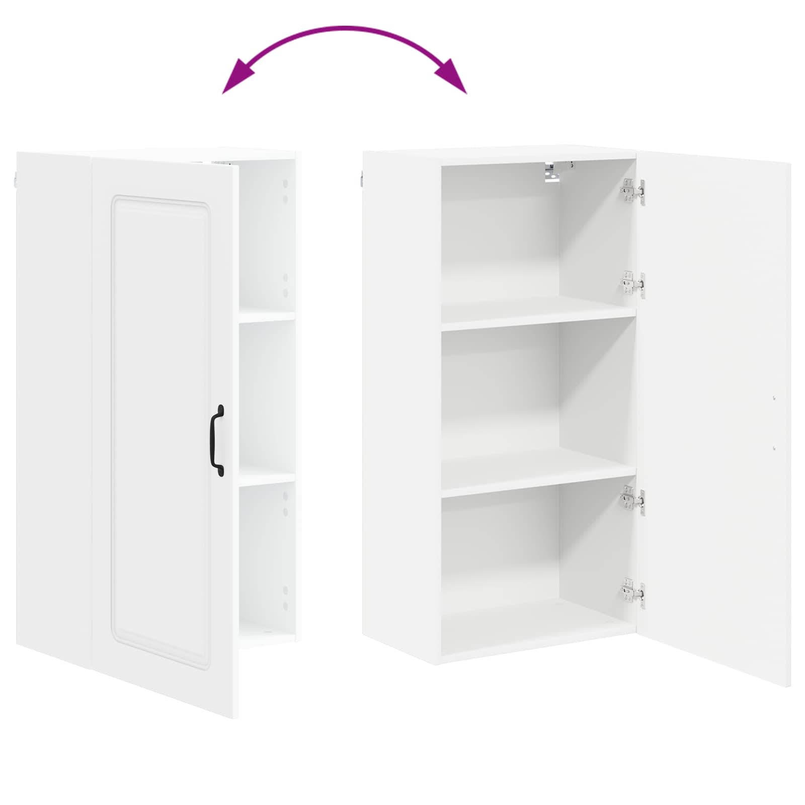 Panel til opvaskemaskine Kalmar Hvid 50 x 31 x 100 cm
