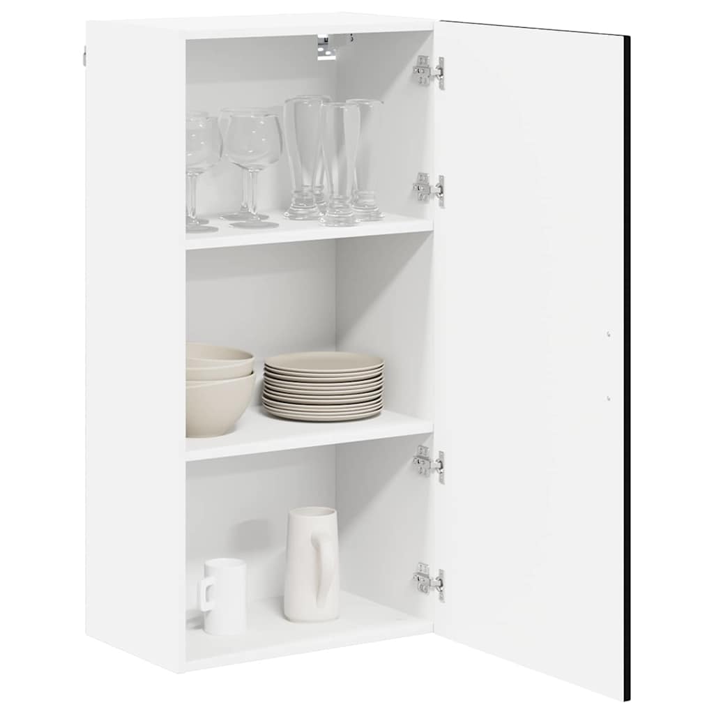 Vægskab til køkken Sort 50 x 31 x 100 cm Konstrueret træ