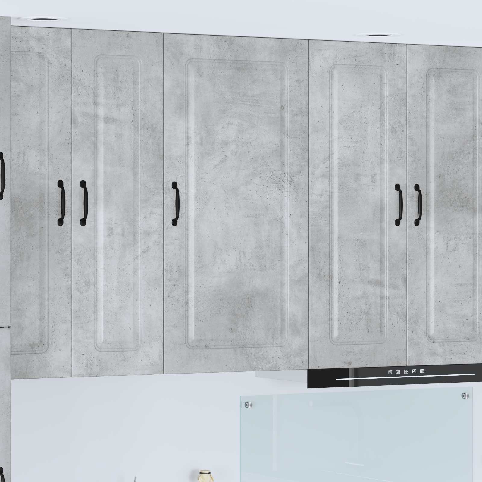 Panel til opvaskemaskine Kalmar Beton Grå 50 x 31 x 100 cm