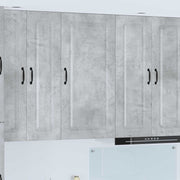 Panel til opvaskemaskine Kalmar Beton Grå 50 x 31 x 100 cm