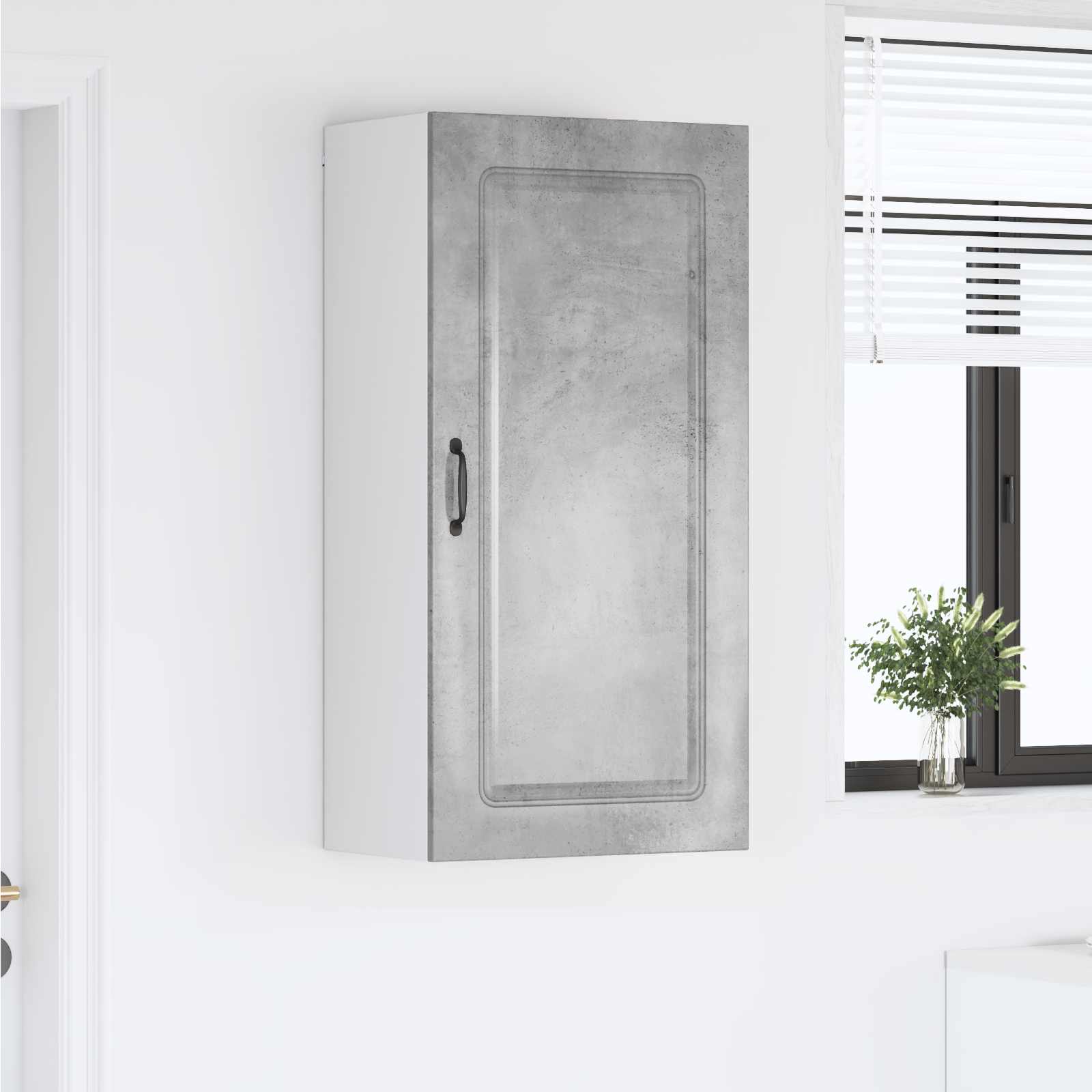 Panel til opvaskemaskine Kalmar Beton Grå 50 x 31 x 100 cm