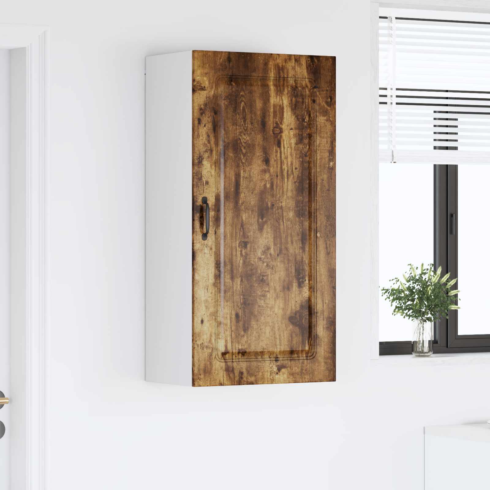 Panel til opvaskemaskine Kalmar Røget eg 50 x 31 x 100 cm