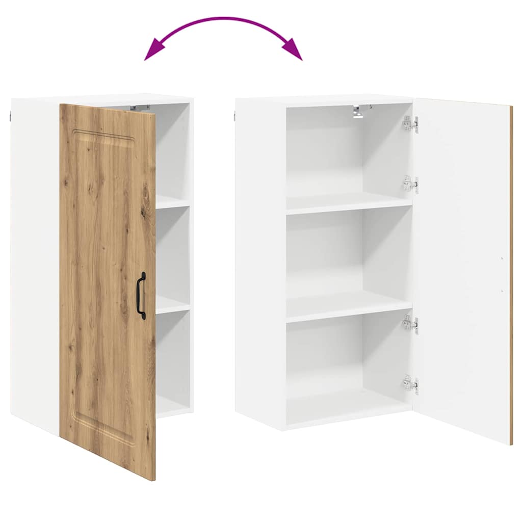 Vægskab til køkken med hylde Artisan Egetræ 50 x 31 x 100 cm