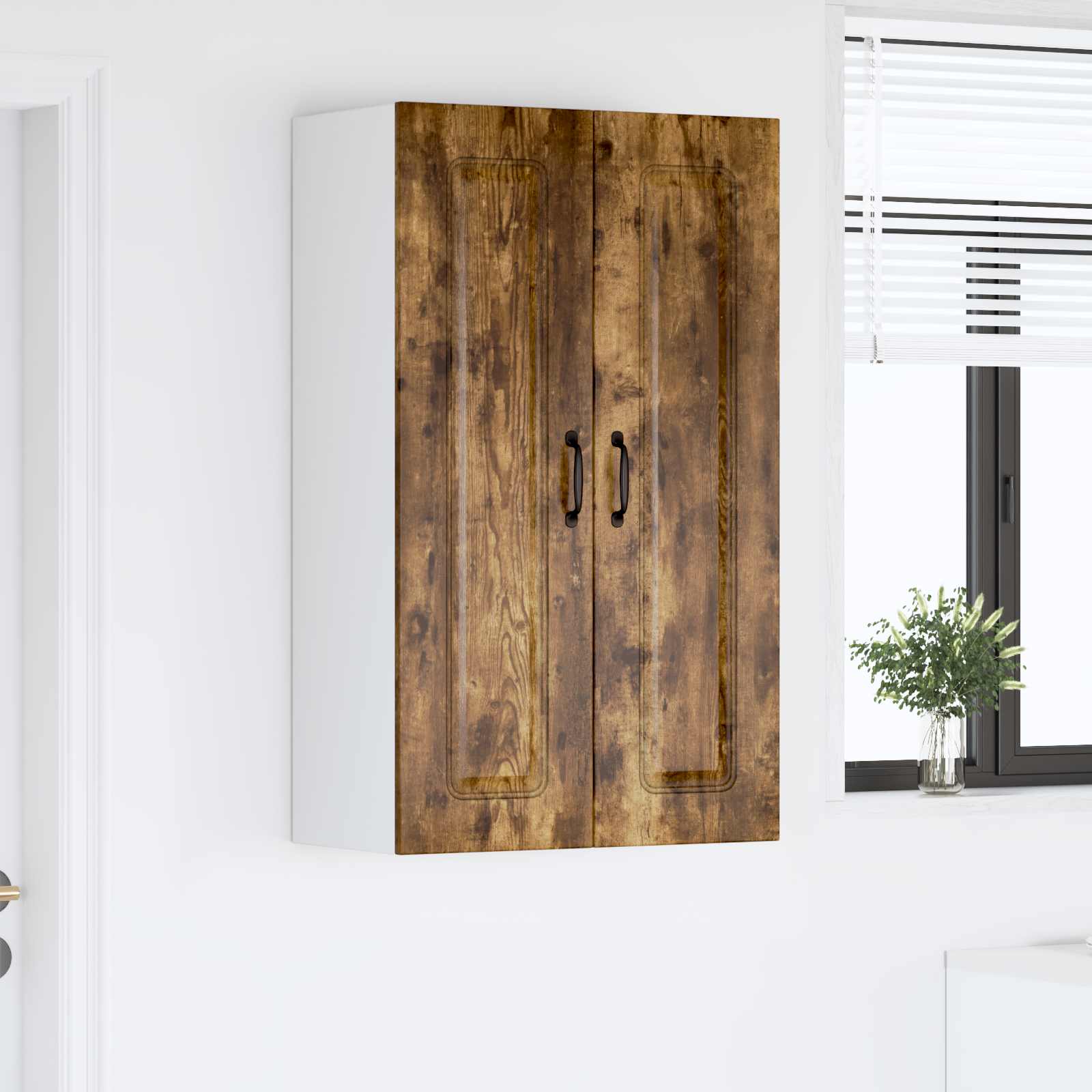 Panel til opvaskemaskine Kalmar Røget eg 60 x 31 x 100 cm