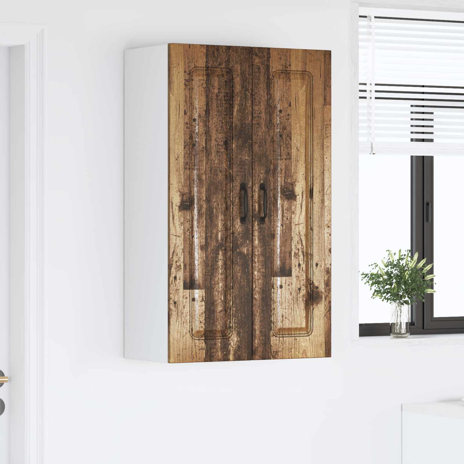 Panel til opvaskemaskine Kalmar Gammelt træ 60 x 31 x 100 cm