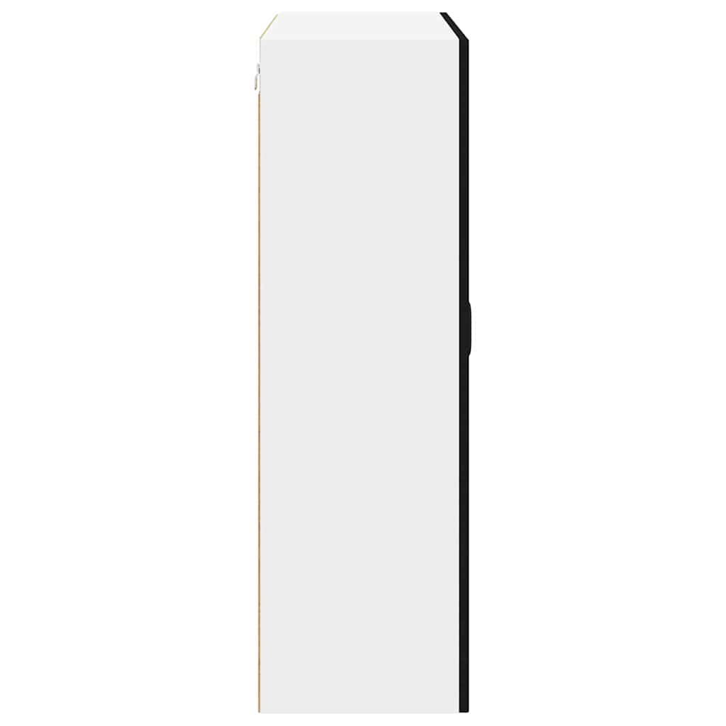 Vægskab til køkken Sort 80 x 31 x 100 cm Konstrueret træ