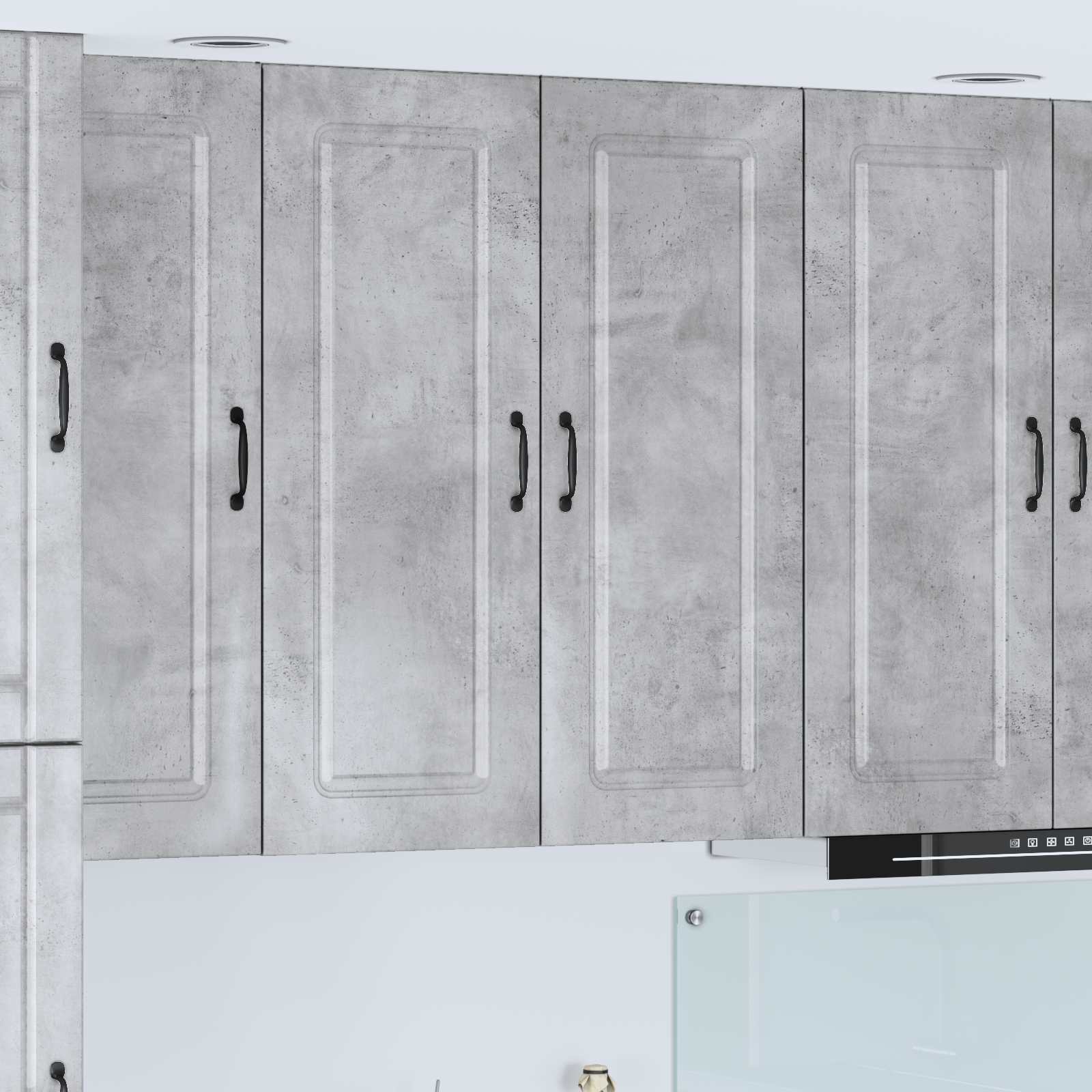 Panel til opvaskemaskine Kalmar Beton Grå 80 x 31 x 100 cm
