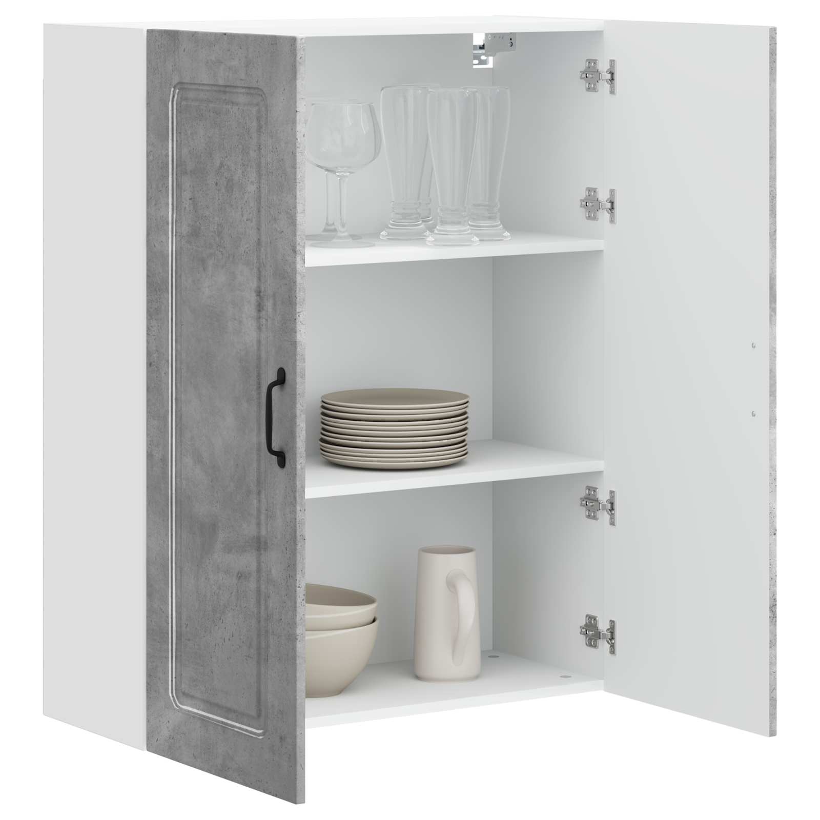 Panel til opvaskemaskine Kalmar Beton Grå 80 x 31 x 100 cm