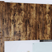 Vægskab til køkken Røget eg 80 x 31 x 100 cm Konstrueret træ