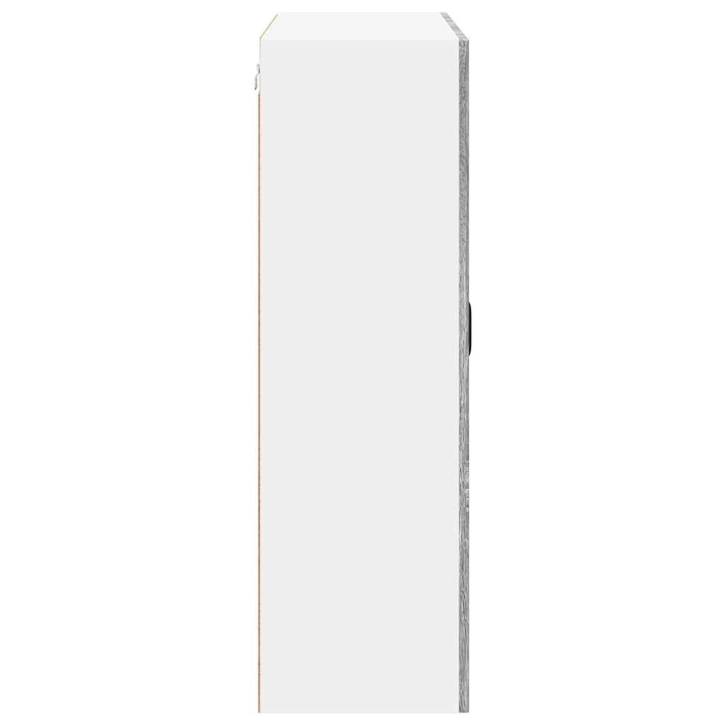 Vægskab til køkken Grå Sonoma 80 x 31 x 100 cm Konstrueret træ