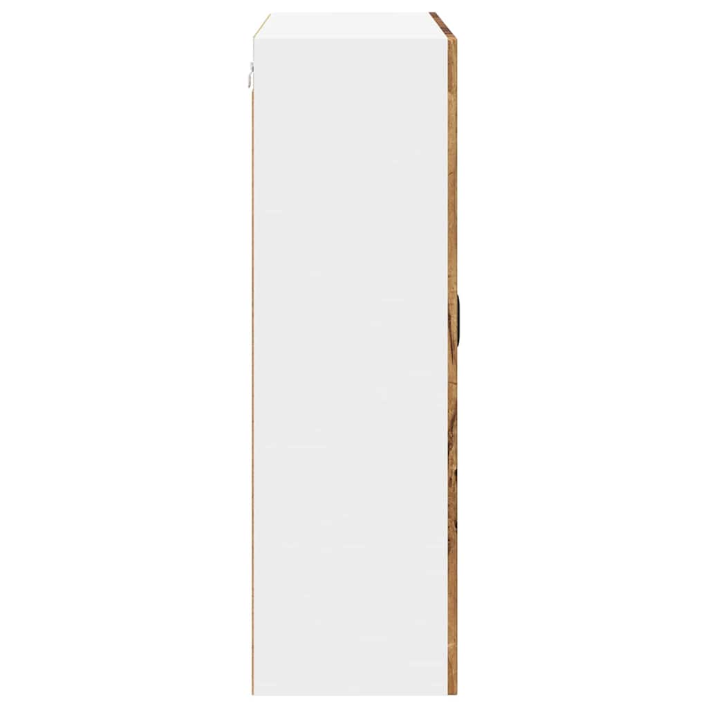 Vægskab til køkken Gammelt træ 80 x 31 x 100 cm Konstrueret træ