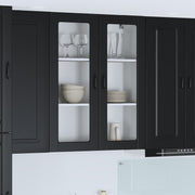 Panel til opvaskemaskine Kalmar Sort 80 x 31 x 100 cm