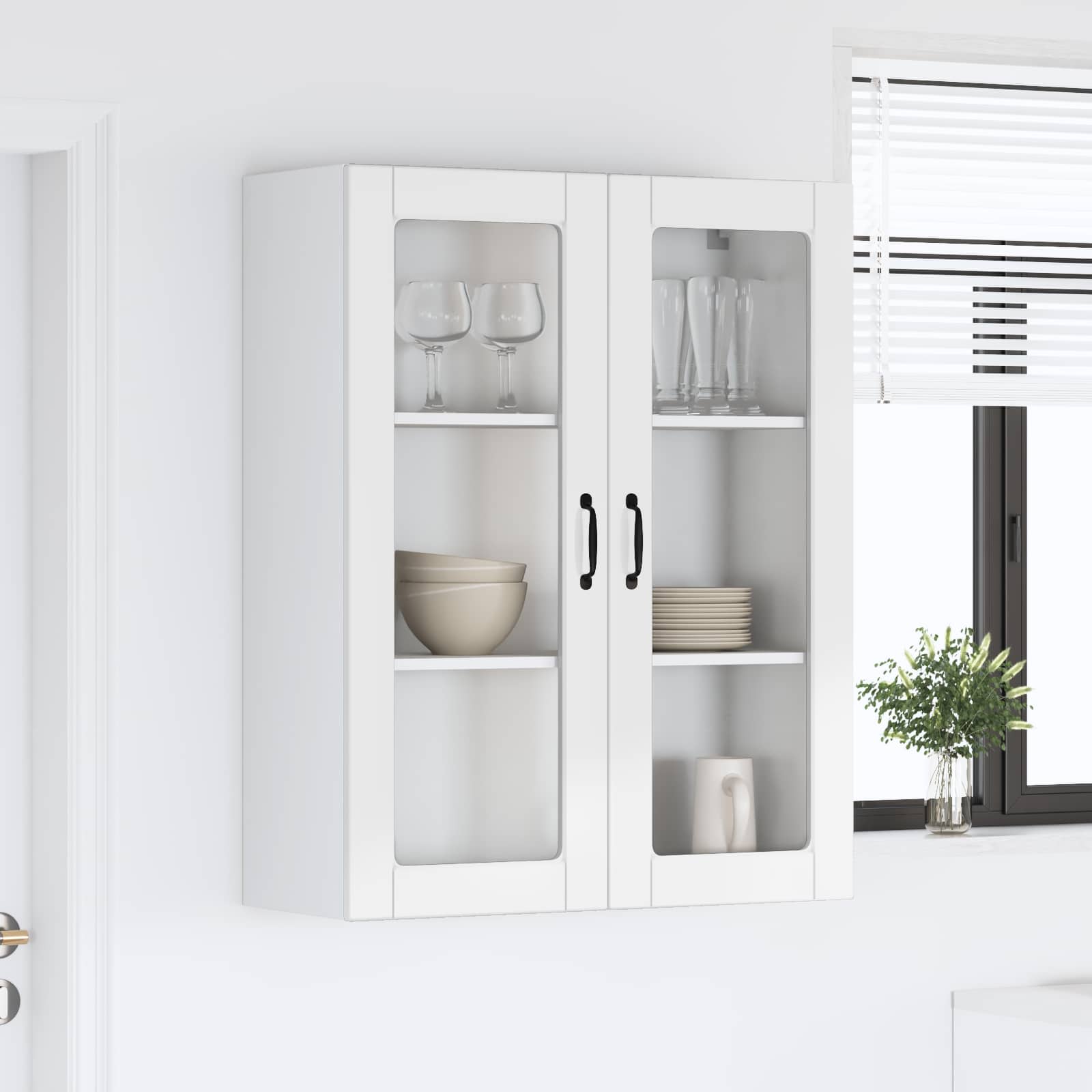 Panel til opvaskemaskine Kalmar Høj gloss hvid 80 x 31 x 100 cm