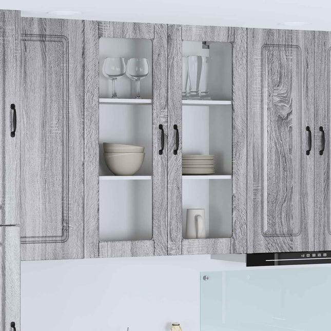 Panel til opvaskemaskine Kalmar Grå Sonoma 80 x 31 x 100 cm