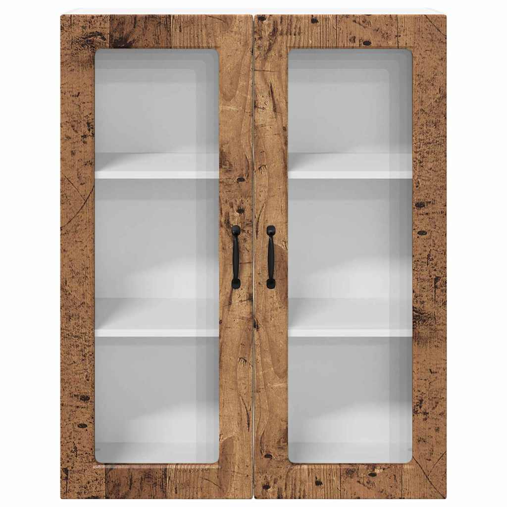 Vægskab til køkken Gammelt træ 80 x 31 x 100 cm Konstrueret træ