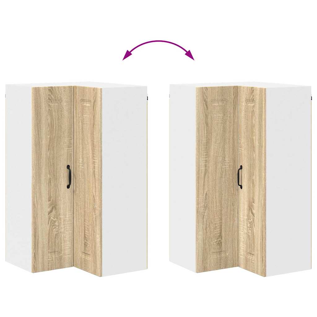 Vægskab til køkken Sonoma eg 57 x 57 x 100 cm Konstrueret træ