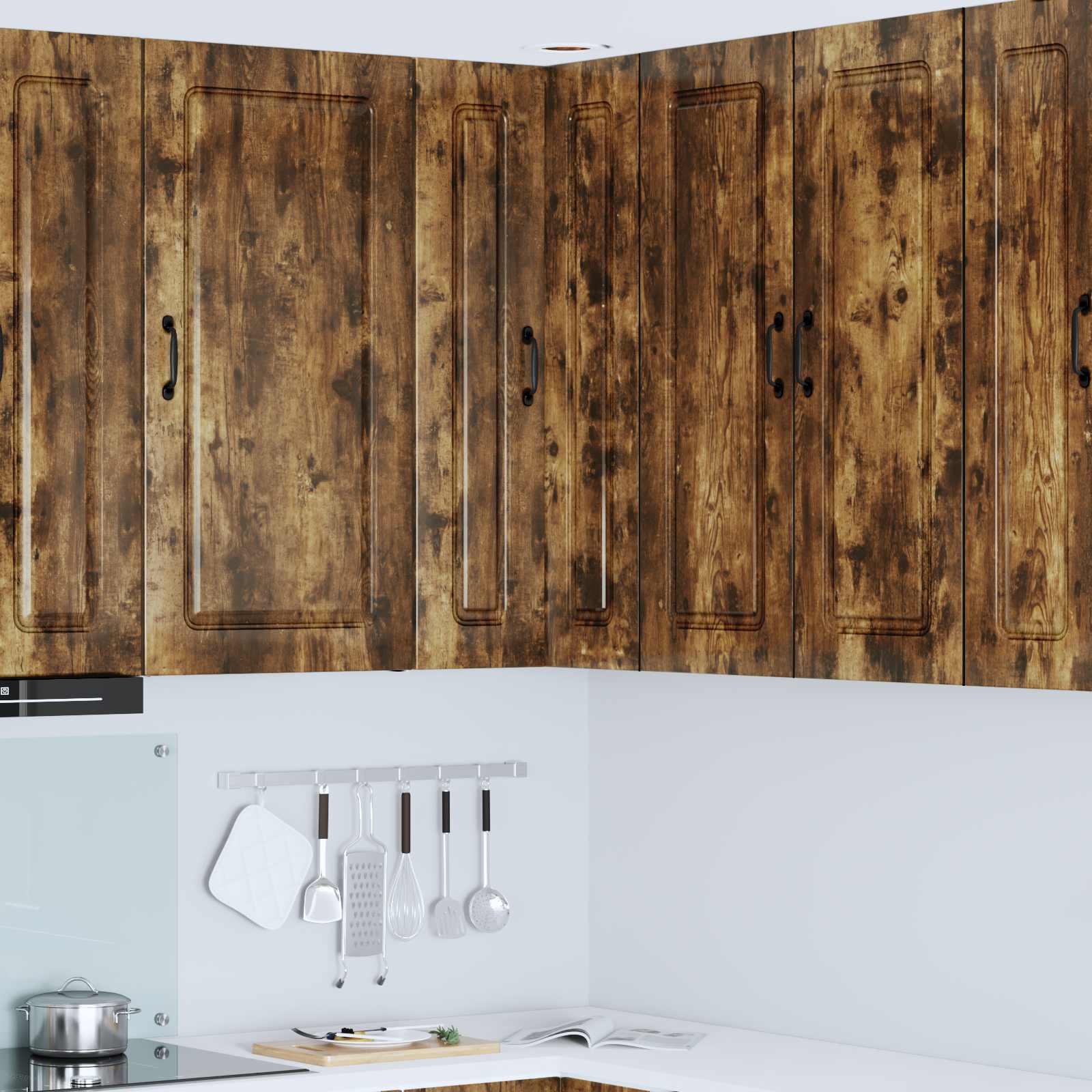 Panel til opvaskemaskine Kalmar Røget eg 57 x 57 x 100 cm