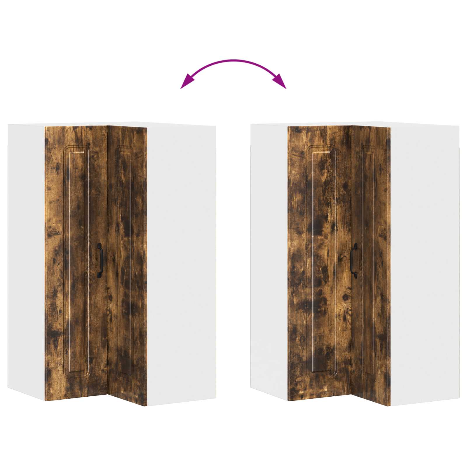 Panel til opvaskemaskine Kalmar Røget eg 57 x 57 x 100 cm