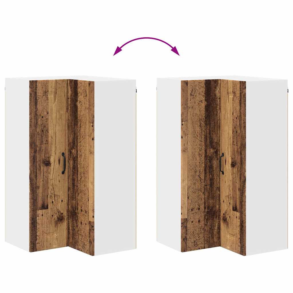 Vægskab til køkken Gammelt træ 57 x 57 x 100 cm Konstrueret træ