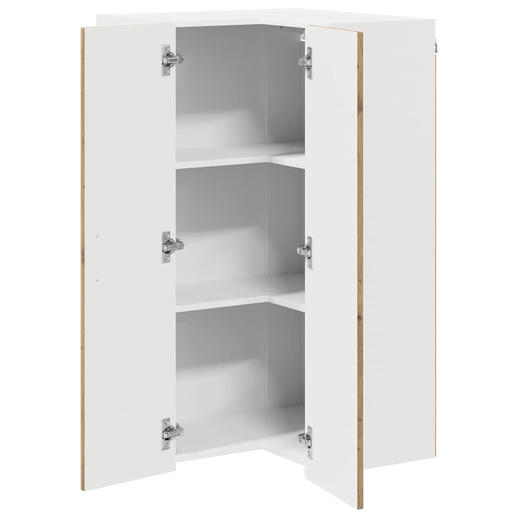 Vægskab til køkken med hylde Artisan Egetræ 57 x 57 x 100 cm