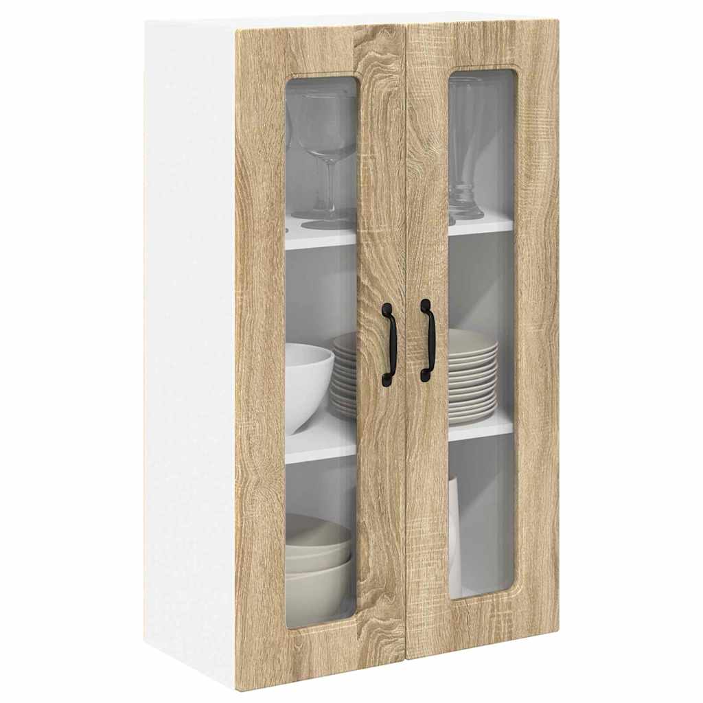 Vægskab til køkken Sonoma eg 60 x 31 x 100 cm Konstrueret træ