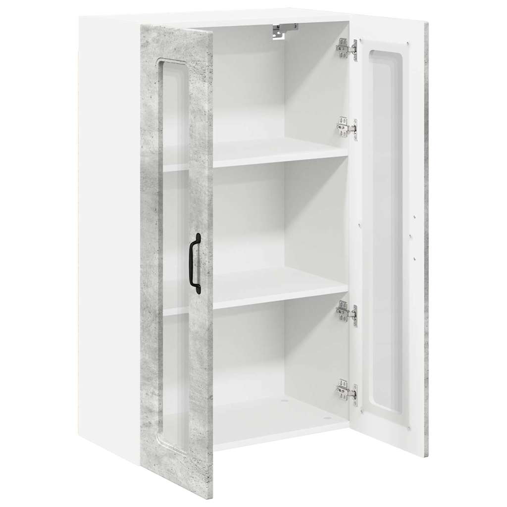 Vægskab til køkken Beton Grå 60 x 31 x 100 cm Konstrueret træ