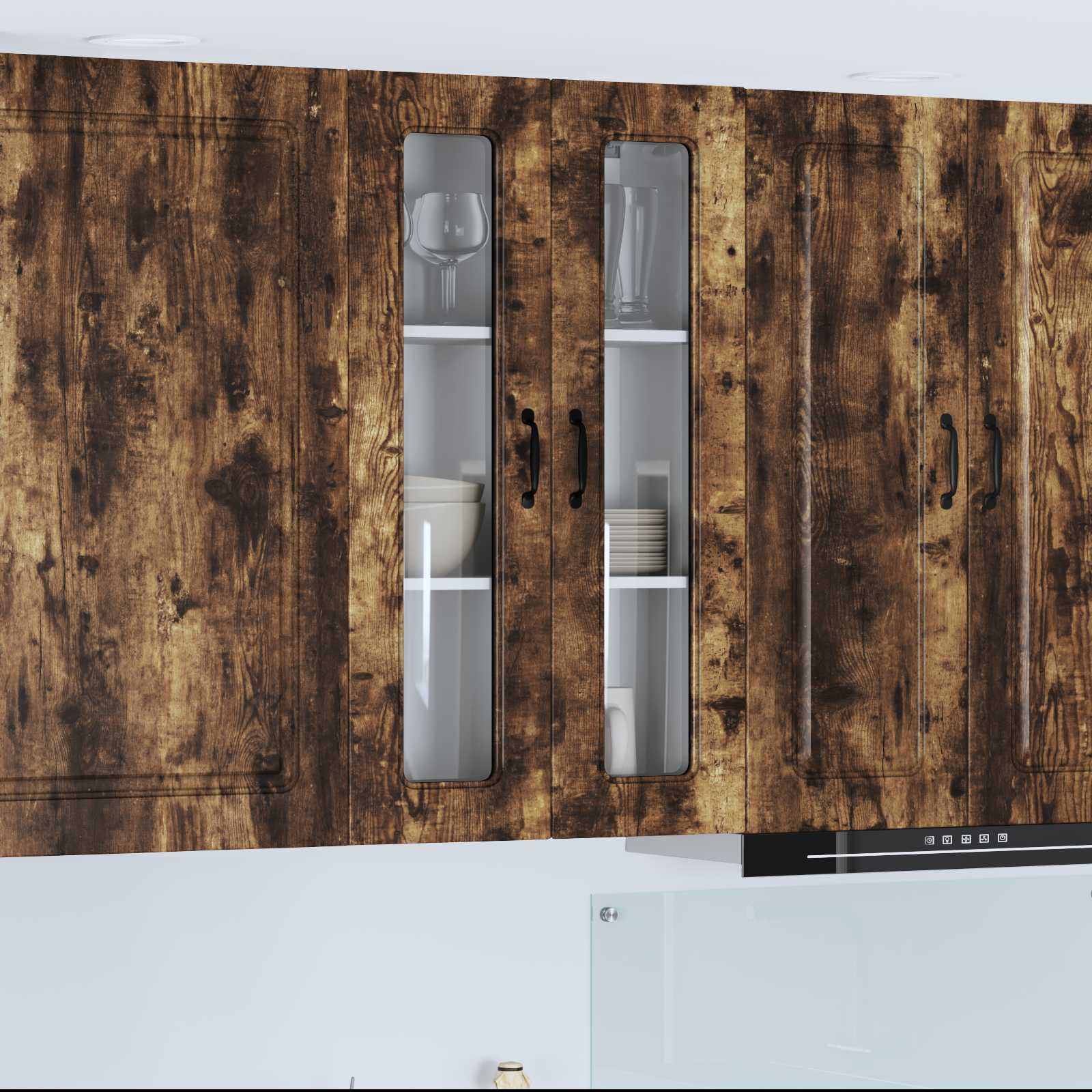 Panel til opvaskemaskine Kalmar Røget eg 60 x 31 x 100 cm