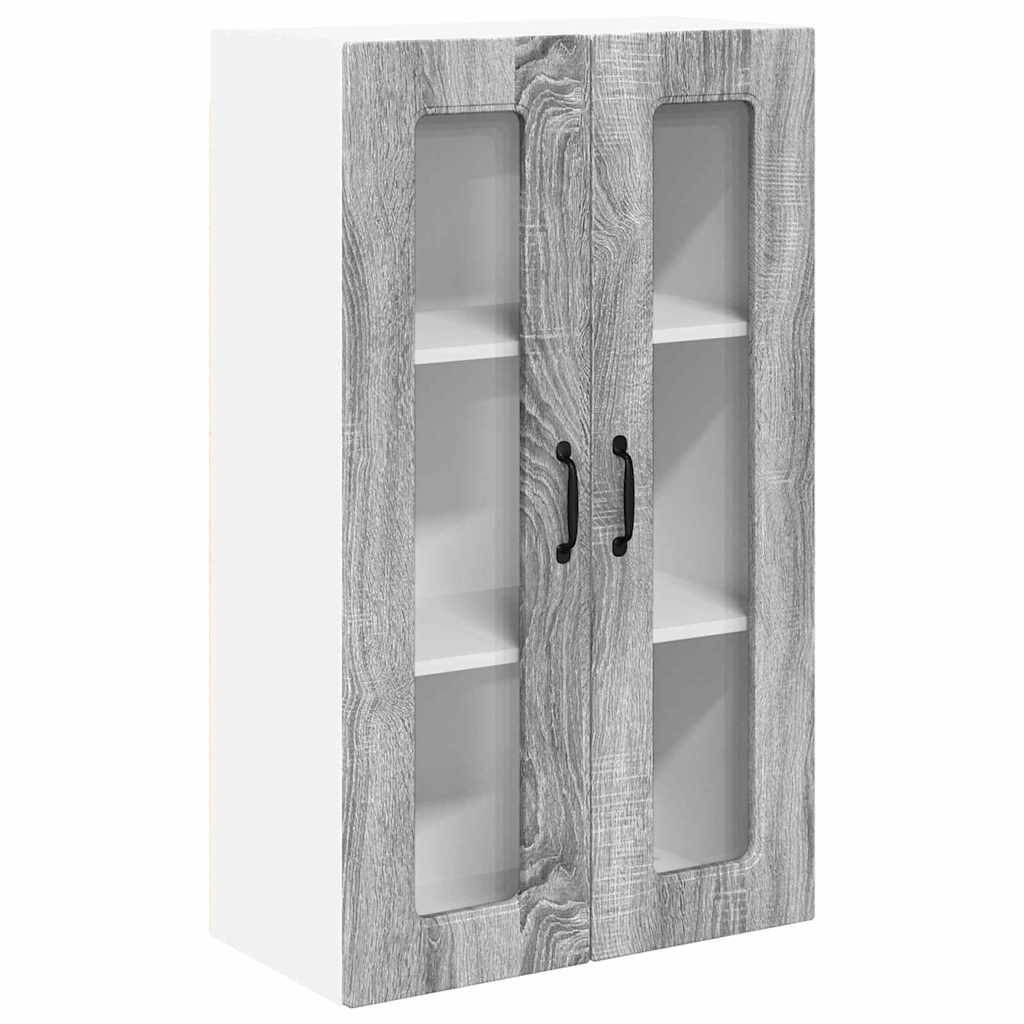 Vægskab til køkken Grå Sonoma 60 x 31 x 100 cm Konstrueret træ