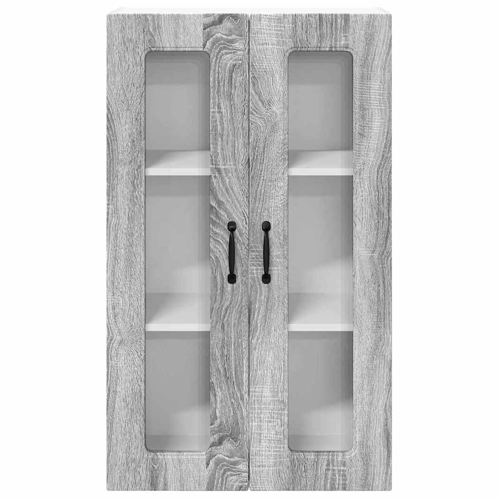 Vægskab til køkken Grå Sonoma 60 x 31 x 100 cm Konstrueret træ