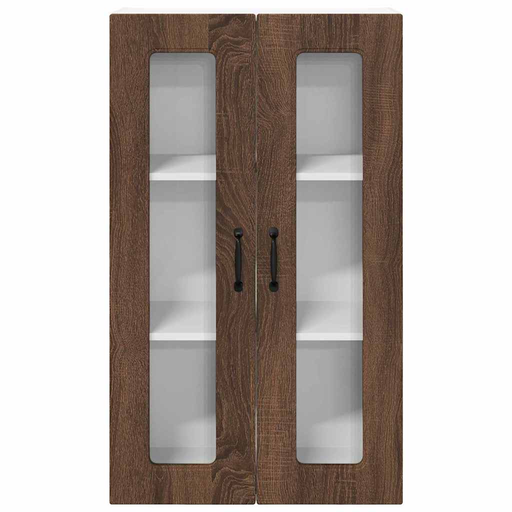 Vægskab til køkken Brun eg 60 x 31 x 100 cm Konstrueret træ