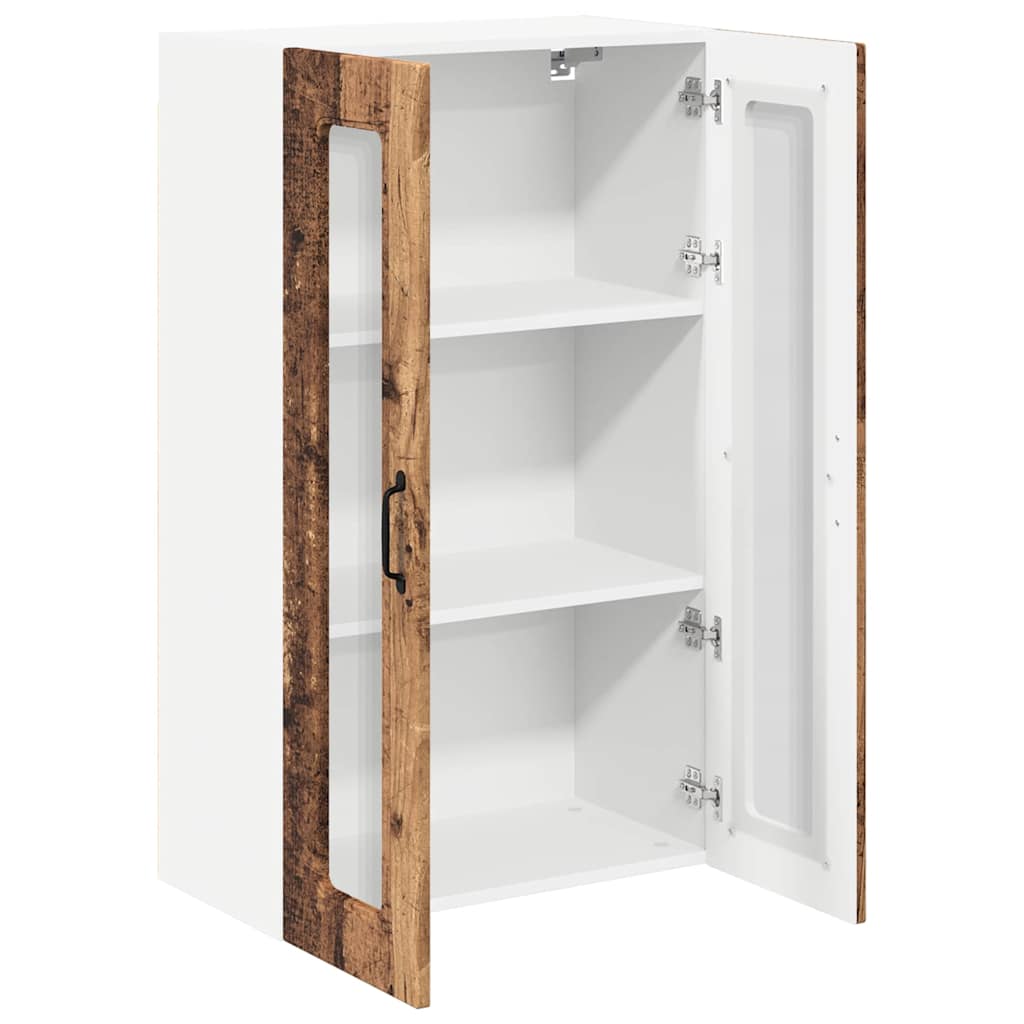 Vægskab til køkken Gammelt træ 60 x 31 x 100 cm Konstrueret træ