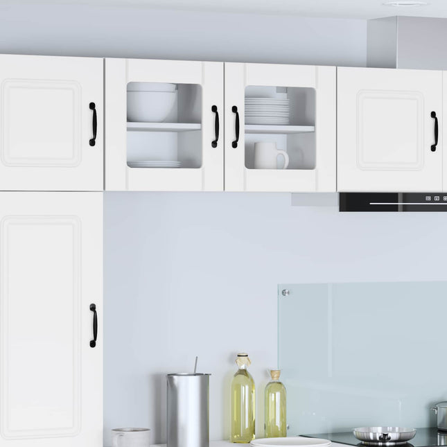 Væglågskab LUCCA 2 pcs Hvid 40 x 31 x 40 cm Konstrueret træ