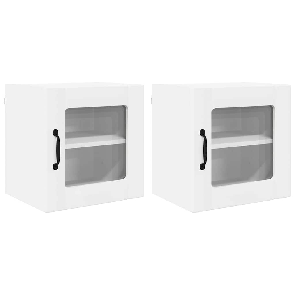 Væglågskab LUCCA 2 pcs Hvid 40 x 31 x 40 cm Konstrueret træ