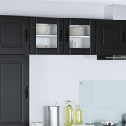 Væglågskab LUCCA 2 pcs Sort 40 x 31 x 40 cm Konstrueret træ