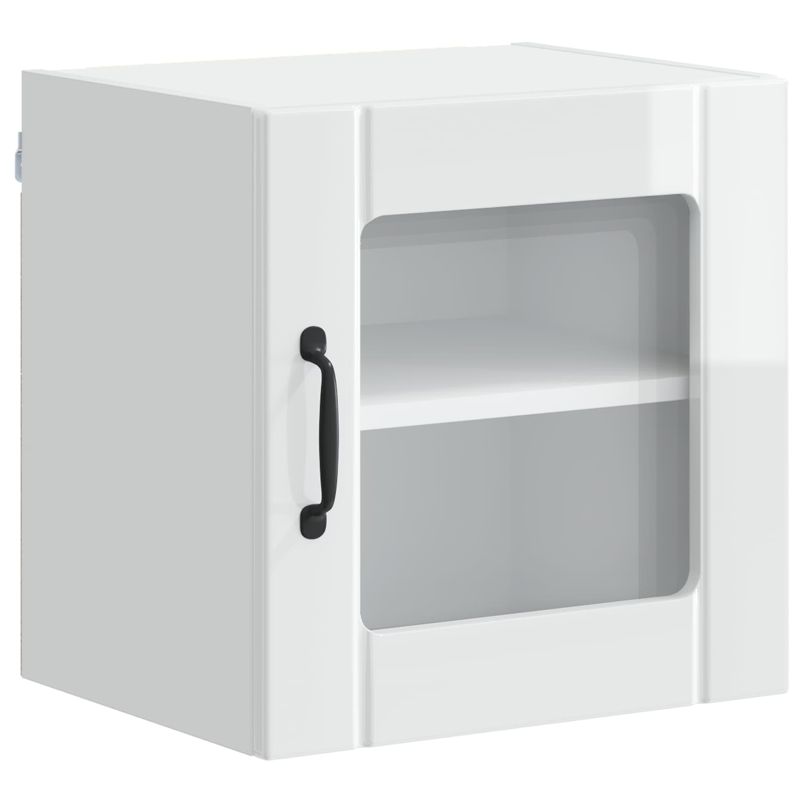 Væglågskab LUCCA 2 pcs Hvid højglans 40 x 31 x 40 cm