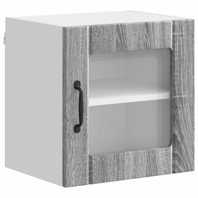 Væglågskab LUCCA 2 pcs Grå sonoma-eg 40 x 31 x 40 cm