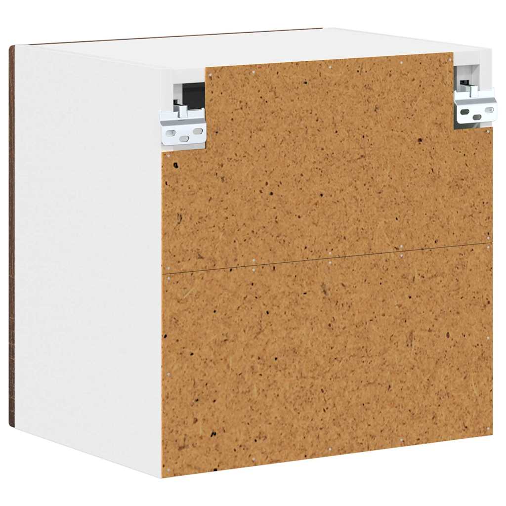 Væglågskab LUCCA 2 pcs Brunt eg 40 x 31 x 40 cm Konstrueret træ