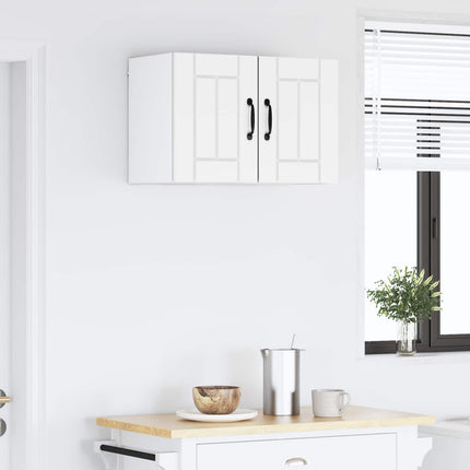 Vægskab LUCCA 2 pcs Hvid 30 x 31 x 40 cm Konstrueret træ