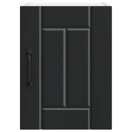 Vægskab LUCCA 2 pcs Sort 30 x 31 x 40 cm Konstrueret træ