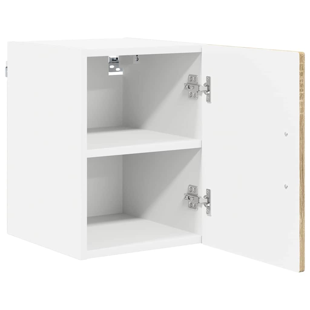 Vægskab LUCCA 2 pcs Sonoma-eg 30 x 31 x 40 cm Konstrueret træ