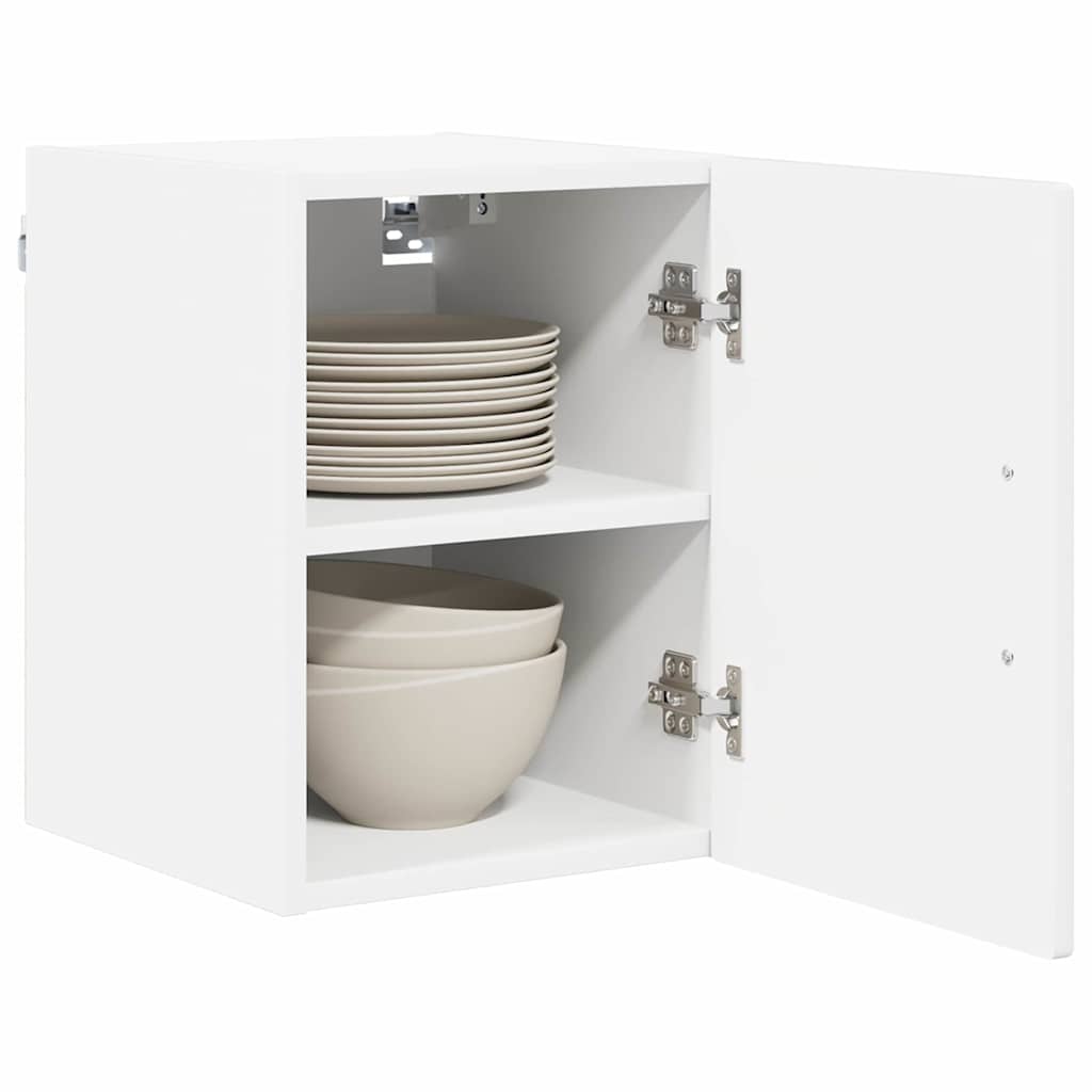 Vægskab LUCCA 2 pcs Hvid højglans 30 x 31 x 40 cm