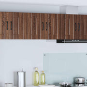 Vægskab LUCCA 2 pcs Brunt eg 30 x 31 x 40 cm Konstrueret træ
