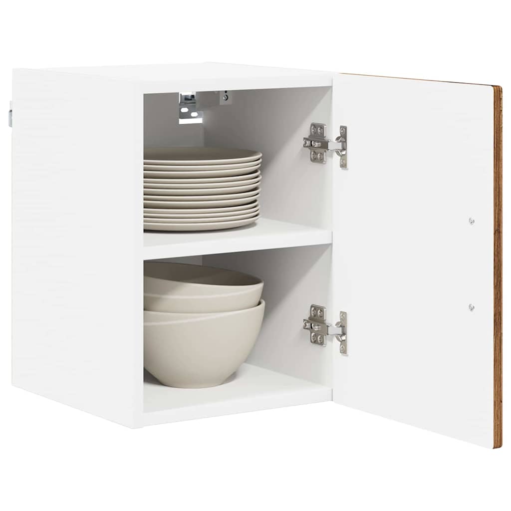 Vægskab LUCCA 2 pcs Gammelt træ 30 x 31 x 40 cm Konstrueret træ