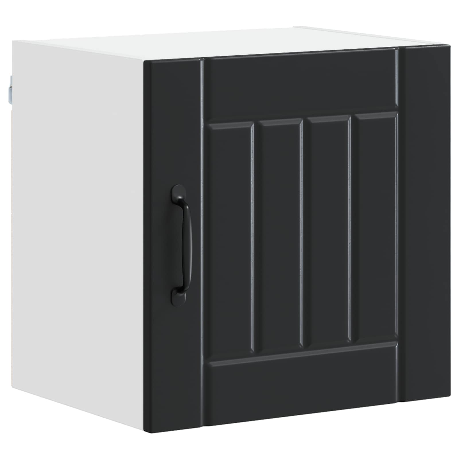 Vægskab LUCCA 2 pcs Sort 40 x 31 x 40 cm Konstrueret træ